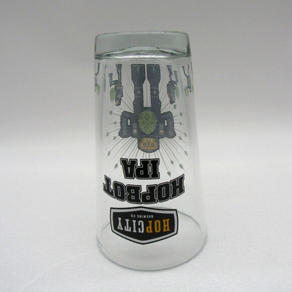 HOP CITY Brewing Co Beer Pint Glass Polly Bird and Hopbot IPA - Picture 8 of 12